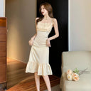 Socialite Fishtail Satin Dress Timeless Elegance and Grace