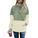 Fashion Special Offer Thick Zipped Stand Collar Sweatshirt