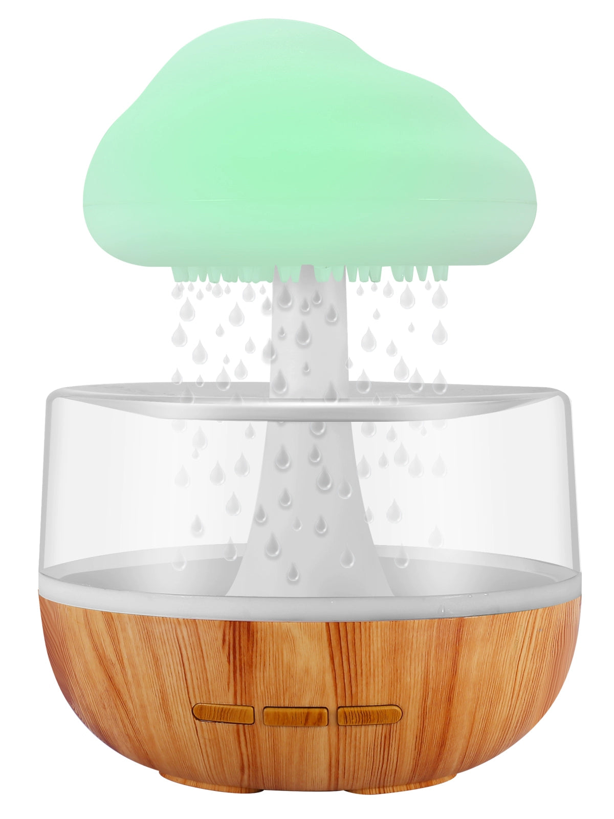 Yuyun Humidifier Rain Clouds Lamp Mushroom Lamp Relaxing Decompression Aroma Fragrance Essential Oil Amazon Same Design