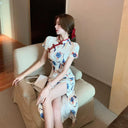 Pure Desire Retro Floral Dress Stylish Summer Charm Elegance