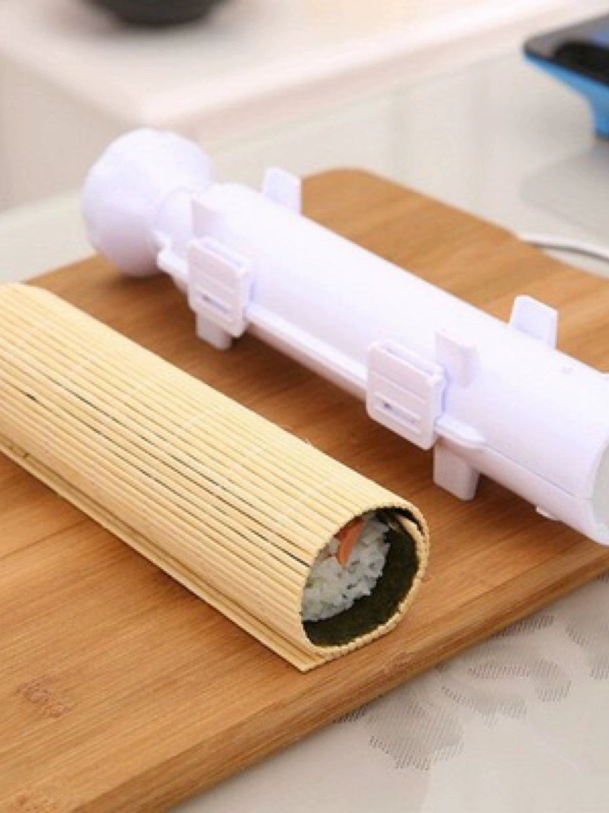 Push-Type Roll Rice Sushi Roll Maker Pressure Rice Self-Molding Tool Home Tool Semi-automatic Rice Roll Forming