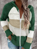 Big Sale Special Offer Autumn Winter Contrast Color Cardigan