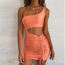 Orange Bandage Dress: Stylish Summer Partywear for Women