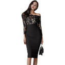 Elegant Spring Lace Dress Korean Style Sophistication