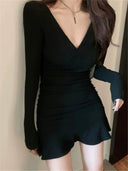 Night Store Black Dress: Flattering Fall Style for Women