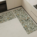 Pu Shang Kitchen Floor Mat Waterproof Oil-Proof Washable Carpet