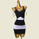 Bodycon Bandage Dress: Sexy V-neck Knit Dress for Women