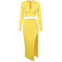 Slit Skirt Fashion Suit: Elevate Your Style Effortlessly