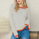 Fall and Winter Pure Cotton Fashion Drop-Shoulder Sweater