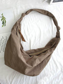 Autumn Vibe Water Dumpling Shoulder Bag Chic Japanese Style