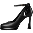 Black Roman Style High Heel Shoes: Elevate Your Look Now