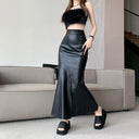 Korean Chic Fishtail Skirt Elegant Autumn Party Essential