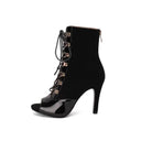 Jazz Lace-up High Heels for Elegant Stylish Occasions