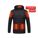 Smart Charging Down Cotton Jacket for Stylish Warmth