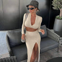 Slit Skirt Fashion Suit: Elevate Your Style Effortlessly