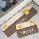 Cartoon Soft Diatom Ooze Kitchen Floor Mat Non-Slip Oilproof