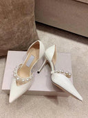 Song Qian 2-Strap High-Heel Shoes Fashion-Forward Footwear