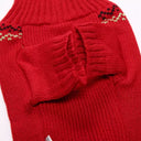 Christmas Pet Clothes Red Nose Deer Sweater For Dogs