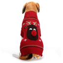 Christmas Pet Clothes Red Nose Deer Sweater For Dogs