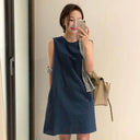 Chic Korean Vest Dress Effortless Elegance Modern Style