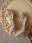 Feiyan Elegance Chic Nude High Heels with Skirt Fashion