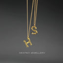 Destiny Couple Necklace Gilded for Timeless Love Connection