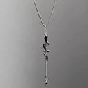 Cool Spirit Snake Dark Ins Concave Shape Ear Hanging Jewelry