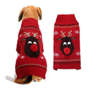 Christmas Pet Clothes Red Nose Deer Sweater For Dogs