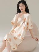 Palanduo Nightdress: Summer Cotton Sleepwear for Women