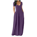 Deep V Sundress: Stylish Summer Party Attire Elegant Design