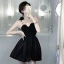 Night Show Seductive V-Neck Backless Dress Alluring Confidence Boost