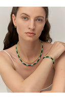 Cnhnon Handmade Beaded Trendy Necklace Natural Stone Jewelry