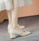 Mary Jane Retro Strap Shoes Modern Han Chinese Style Elegance