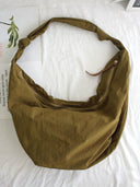 Autumn Vibe Water Dumpling Shoulder Bag Chic Japanese Style