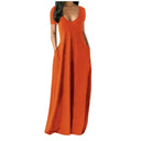 Deep V Sundress: Stylish Summer Party Attire Elegant Design