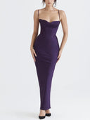 Elegant Satin Dress: Sophisticated Winter Party Style Now