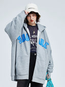 A Square Root Casual Thin Fleece Hoodie Embroidered Design