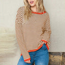 Fall and Winter Pure Cotton Fashion Drop-Shoulder Sweater