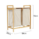 Japanese Style Laundry Basket For Home Bedroom Clothing