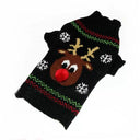 Christmas Pet Clothes Red Nose Deer Sweater For Dogs