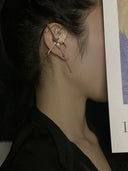 Cool Design Sense Unique Crystal Elf Auricle Earrings