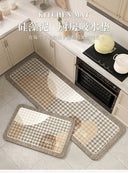 Kitchen Floor Mat Non-Slip and Oilproof Absorbent Rug