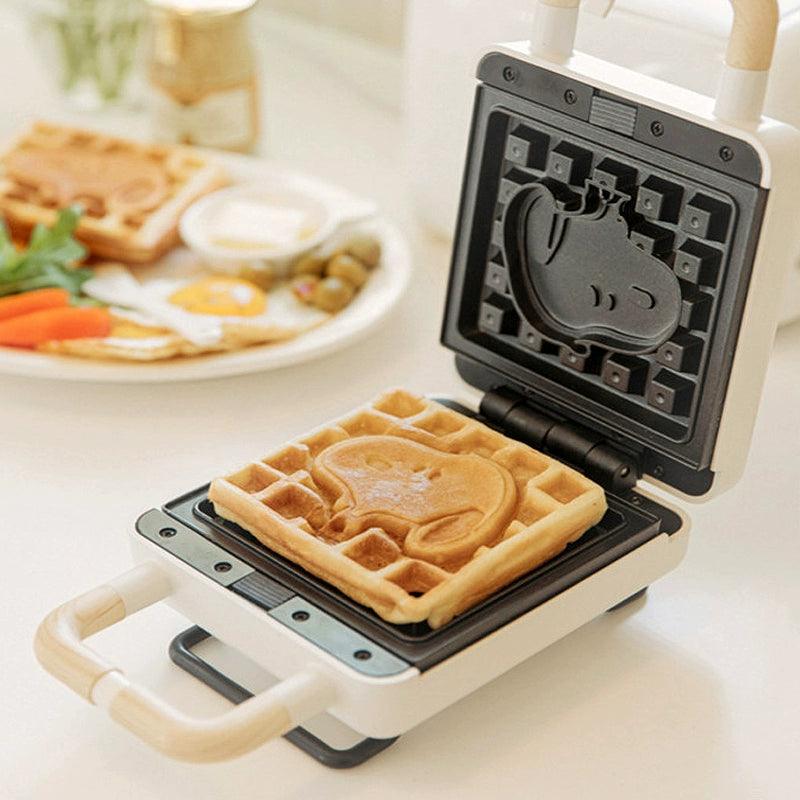 In Stock South Korea Snoopy Sandwich Machine Waffle Cake Mould Electricity Cake Mould Breakfast Machine Toaster Toaster Thickened