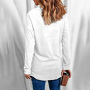 2023 Fall Thin Long Sleeve Pullover T-shirt for Women