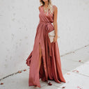 Elegant V-Neck Sundress Chic Party Club Style Dress