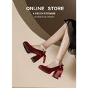 Fairy Satin Strap Retro High Heels Magical Elegance Style