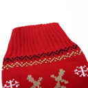 Christmas Pet Clothes Red Nose Deer Sweater For Dogs