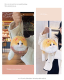 Casual Fancy Niche Style Chain Cat Messenger Bag for Cat Lovers