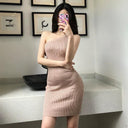 Sleeveless Knit Dress: Korean Style Elegance to Stand Out