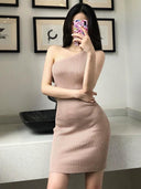 Sleeveless Knit Dress: Korean Style Elegance to Stand Out